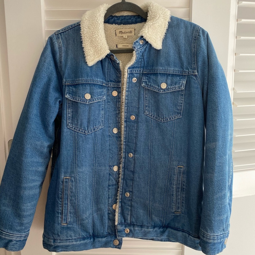 Madewell fur Jean jacket